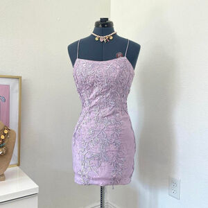 purple mini dress 🪞